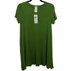 NWT Costume Agent Green T-Shirt Dress, Size S 💚